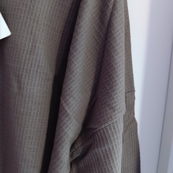 MARKETPLACE HANDWORK OF INDIA WOMEN'S MUSHROOM GREY TUNIC NWT 2W - Picture 5 of 6